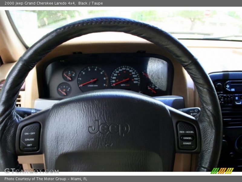 Black / Taupe 2000 Jeep Grand Cherokee Laredo 4x4