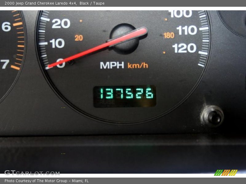 Black / Taupe 2000 Jeep Grand Cherokee Laredo 4x4