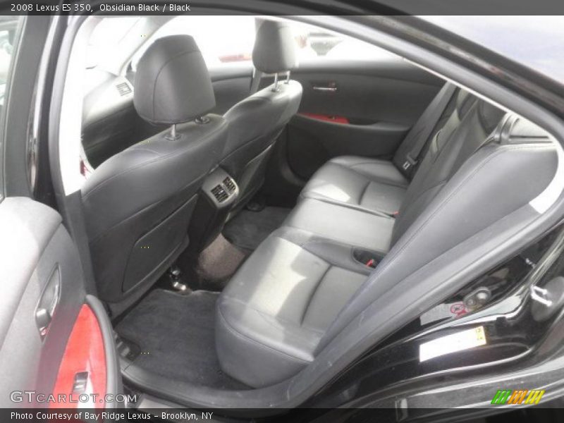 Obsidian Black / Black 2008 Lexus ES 350