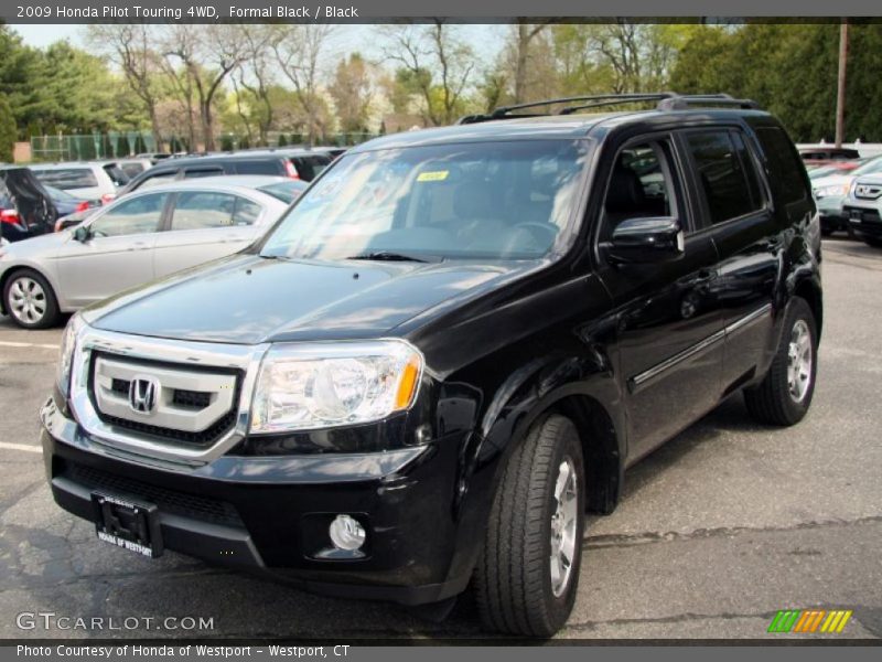 Formal Black / Black 2009 Honda Pilot Touring 4WD