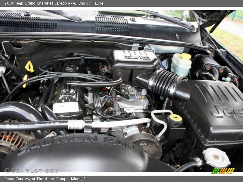 Black / Taupe 2000 Jeep Grand Cherokee Laredo 4x4