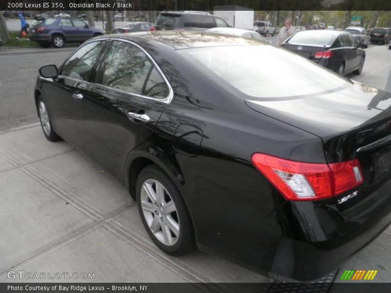 Obsidian Black / Black 2008 Lexus ES 350