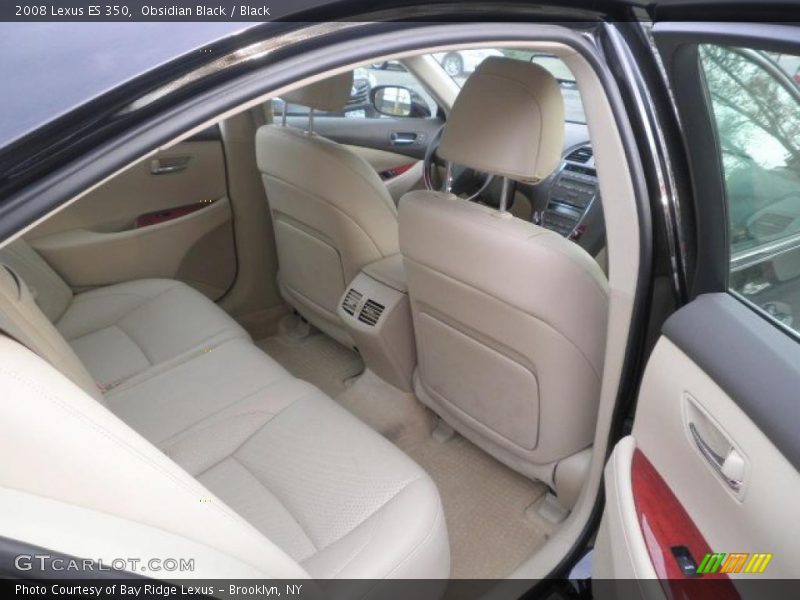 Obsidian Black / Black 2008 Lexus ES 350