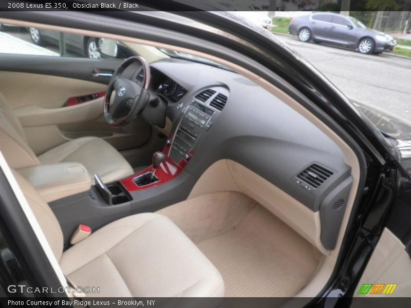 Obsidian Black / Black 2008 Lexus ES 350