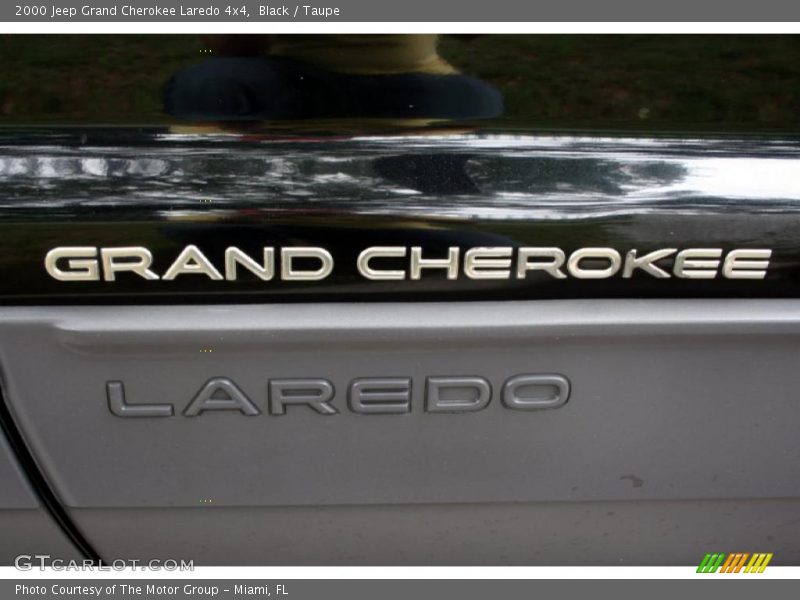 Black / Taupe 2000 Jeep Grand Cherokee Laredo 4x4