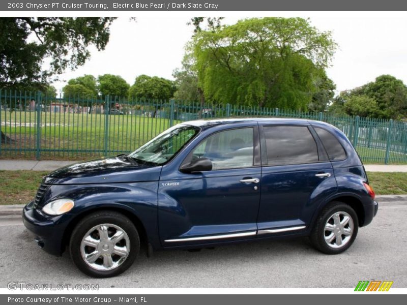 Electric Blue Pearl / Dark Slate Gray 2003 Chrysler PT Cruiser Touring