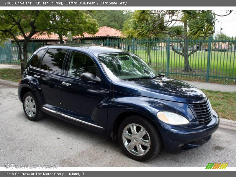 Electric Blue Pearl / Dark Slate Gray 2003 Chrysler PT Cruiser Touring