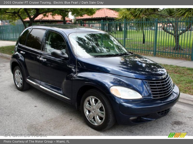 Electric Blue Pearl / Dark Slate Gray 2003 Chrysler PT Cruiser Touring