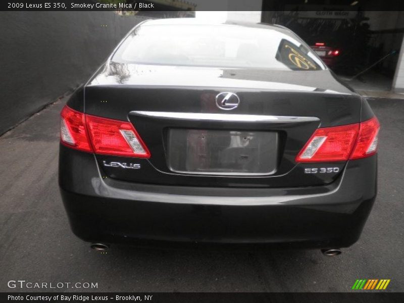 Smokey Granite Mica / Black 2009 Lexus ES 350