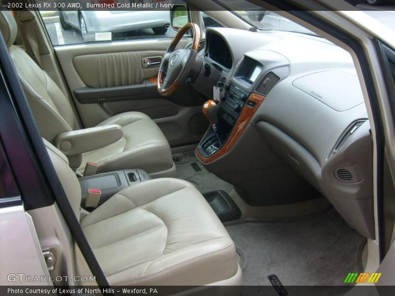 Burnished Gold Metallic / Ivory 2002 Lexus RX 300 AWD