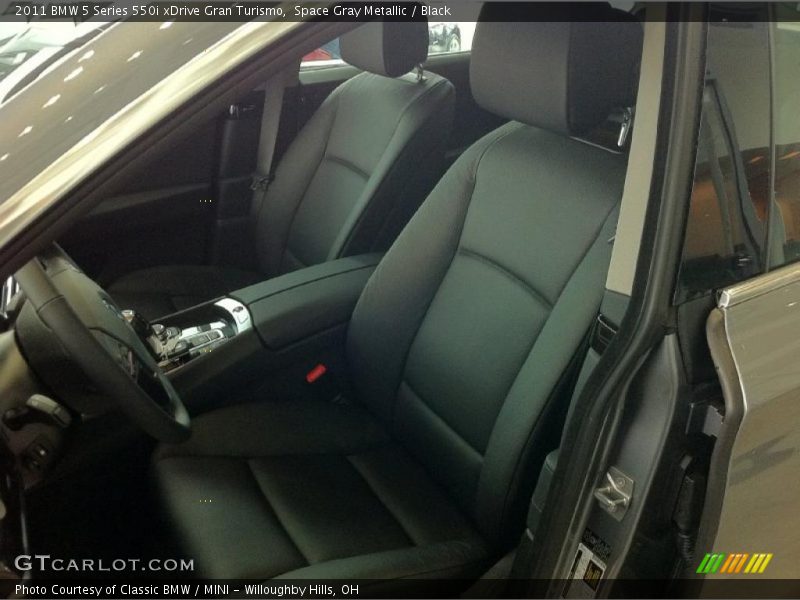 Space Gray Metallic / Black 2011 BMW 5 Series 550i xDrive Gran Turismo
