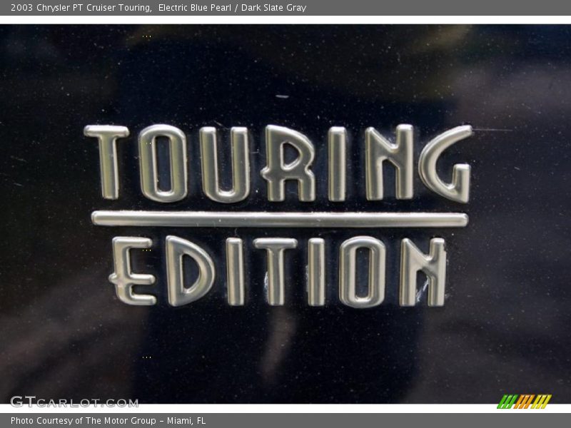 Electric Blue Pearl / Dark Slate Gray 2003 Chrysler PT Cruiser Touring