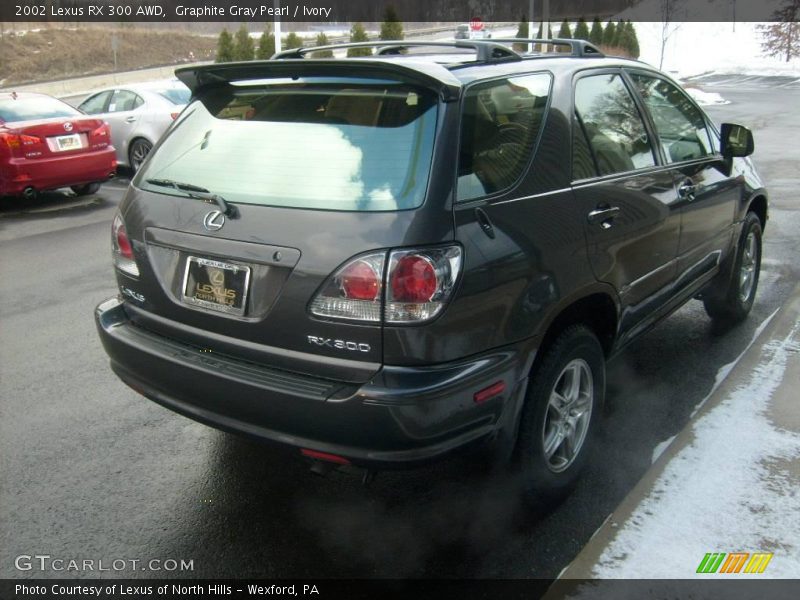 Graphite Gray Pearl / Ivory 2002 Lexus RX 300 AWD