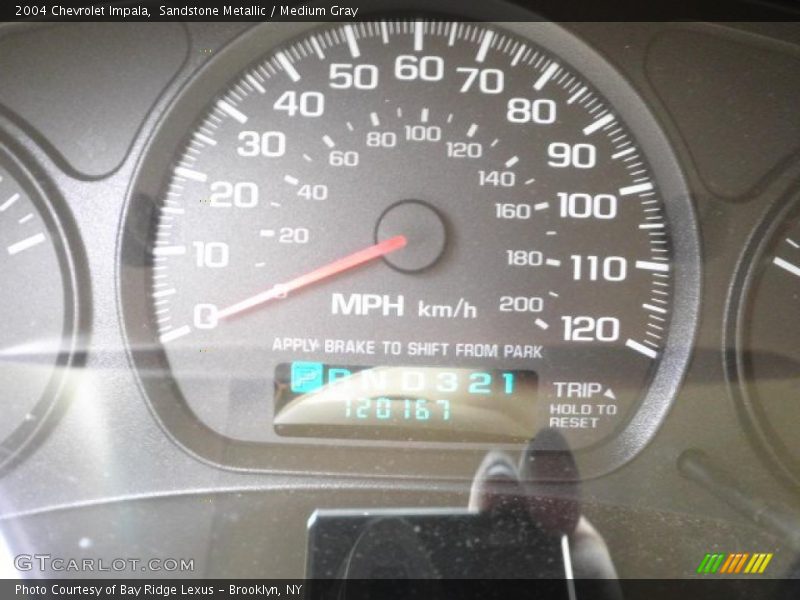 Sandstone Metallic / Medium Gray 2004 Chevrolet Impala