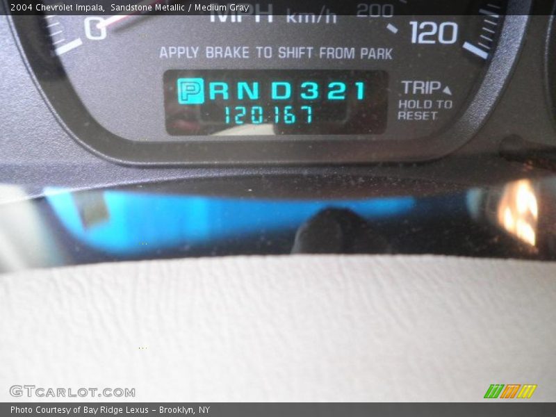 Sandstone Metallic / Medium Gray 2004 Chevrolet Impala
