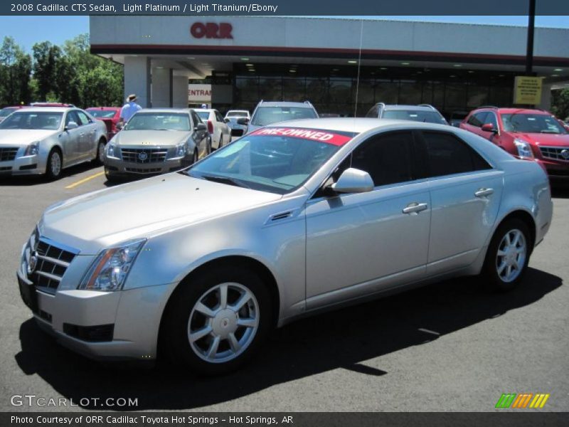 Light Platinum / Light Titanium/Ebony 2008 Cadillac CTS Sedan