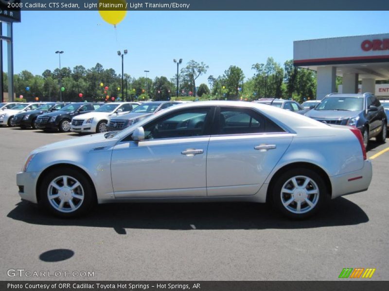 Light Platinum / Light Titanium/Ebony 2008 Cadillac CTS Sedan