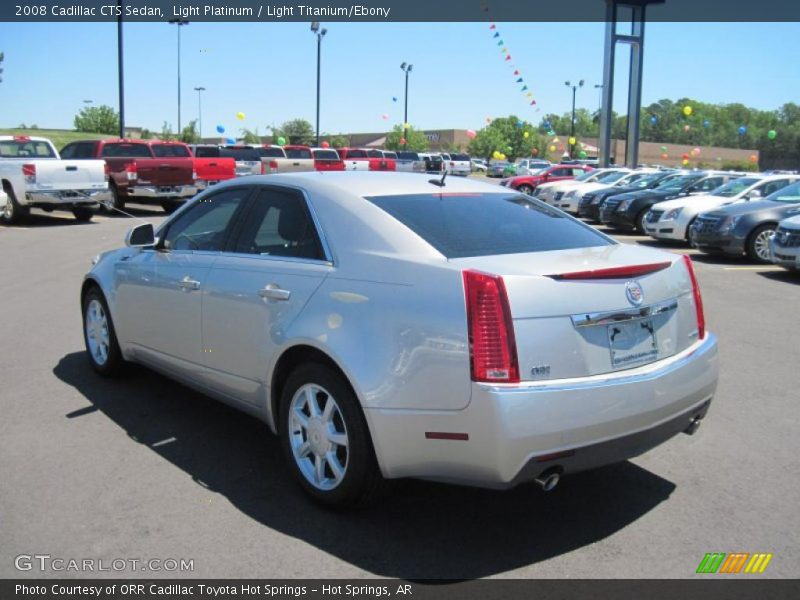 Light Platinum / Light Titanium/Ebony 2008 Cadillac CTS Sedan