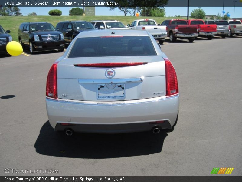 Light Platinum / Light Titanium/Ebony 2008 Cadillac CTS Sedan