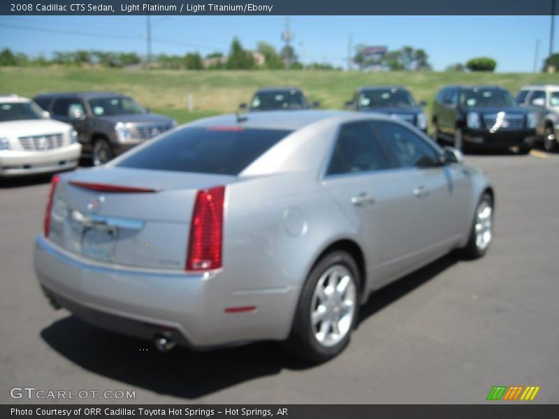 Light Platinum / Light Titanium/Ebony 2008 Cadillac CTS Sedan