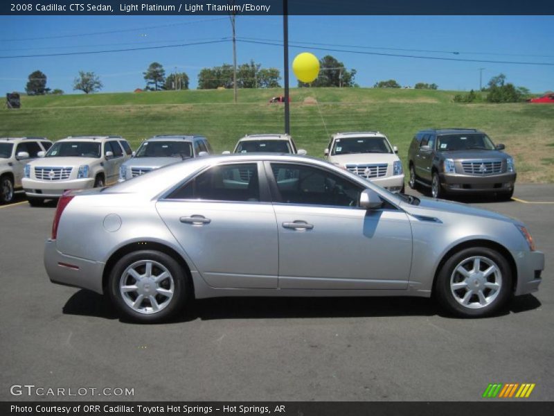 Light Platinum / Light Titanium/Ebony 2008 Cadillac CTS Sedan