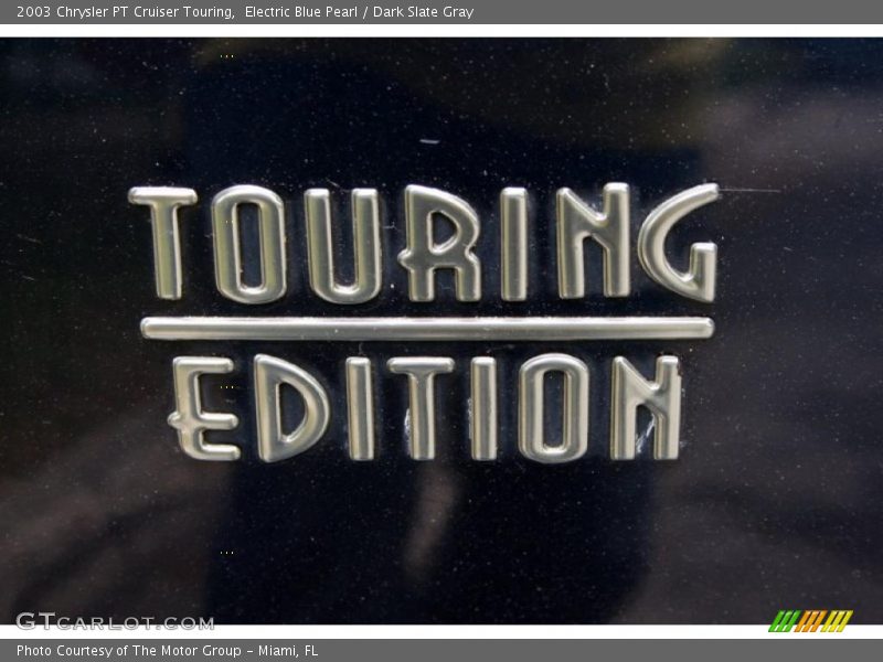 Electric Blue Pearl / Dark Slate Gray 2003 Chrysler PT Cruiser Touring