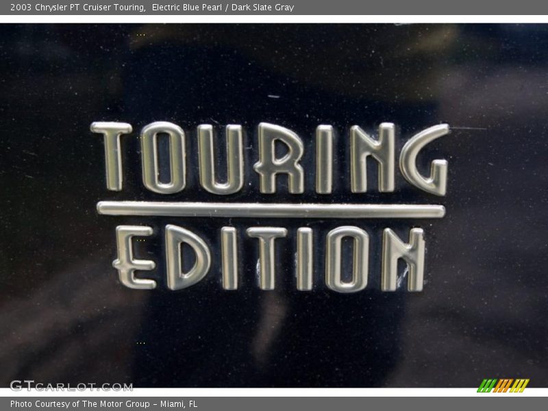 Electric Blue Pearl / Dark Slate Gray 2003 Chrysler PT Cruiser Touring