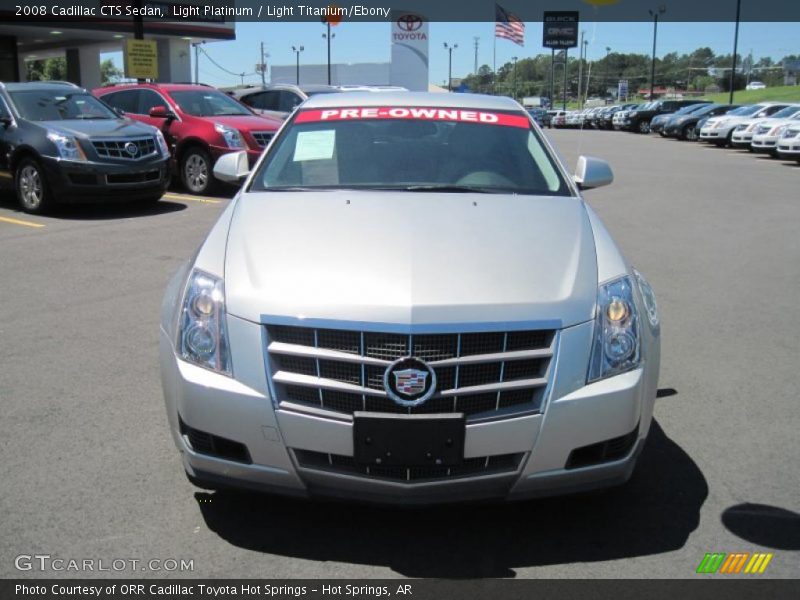 Light Platinum / Light Titanium/Ebony 2008 Cadillac CTS Sedan