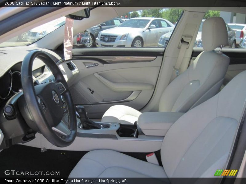 Light Platinum / Light Titanium/Ebony 2008 Cadillac CTS Sedan