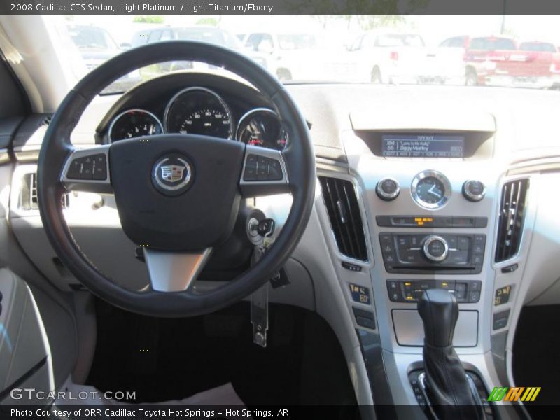 Light Platinum / Light Titanium/Ebony 2008 Cadillac CTS Sedan