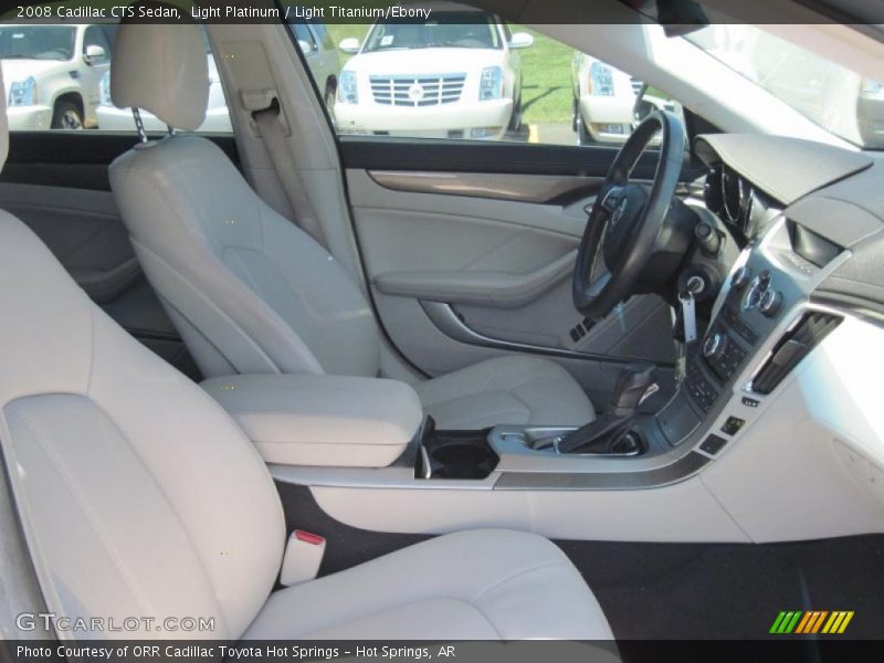 Light Platinum / Light Titanium/Ebony 2008 Cadillac CTS Sedan