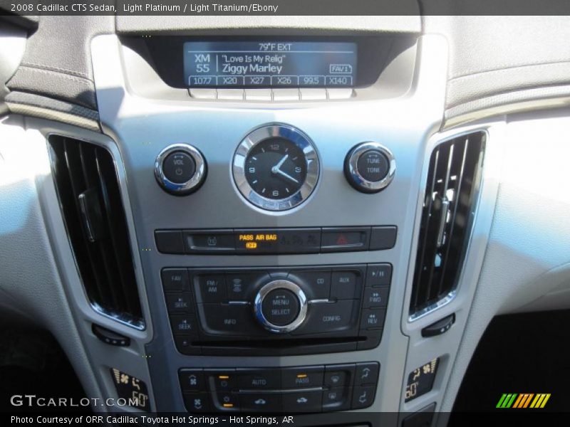 Light Platinum / Light Titanium/Ebony 2008 Cadillac CTS Sedan