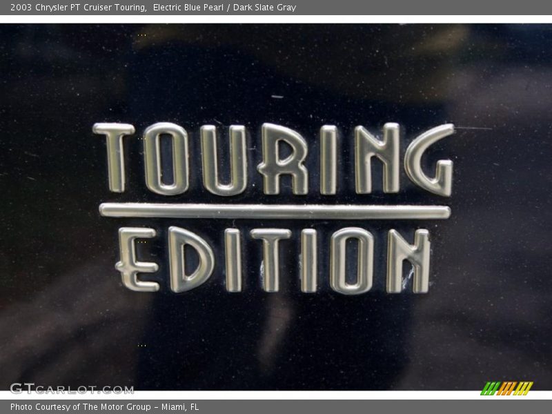 Electric Blue Pearl / Dark Slate Gray 2003 Chrysler PT Cruiser Touring