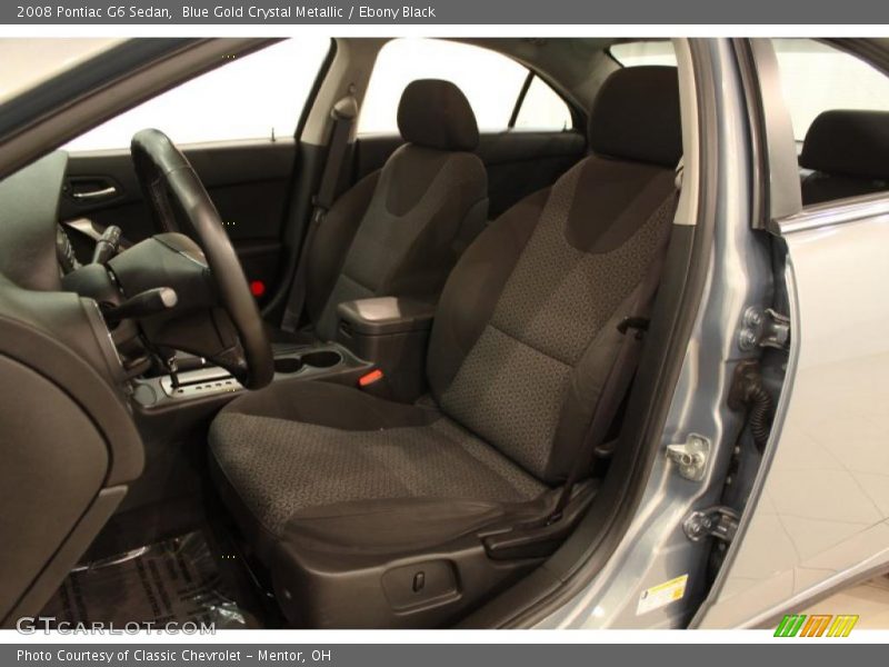 Blue Gold Crystal Metallic / Ebony Black 2008 Pontiac G6 Sedan