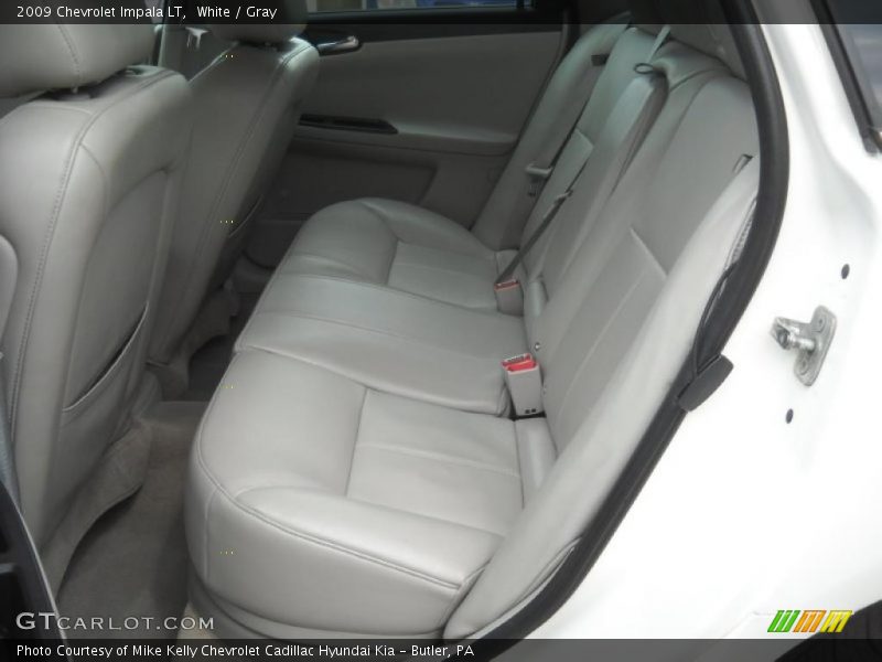 White / Gray 2009 Chevrolet Impala LT