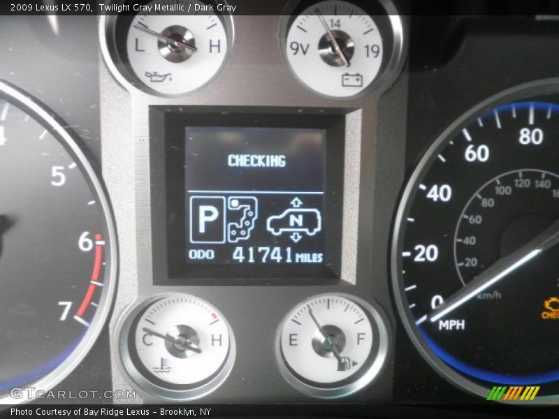 Twilight Gray Metallic / Dark Gray 2009 Lexus LX 570