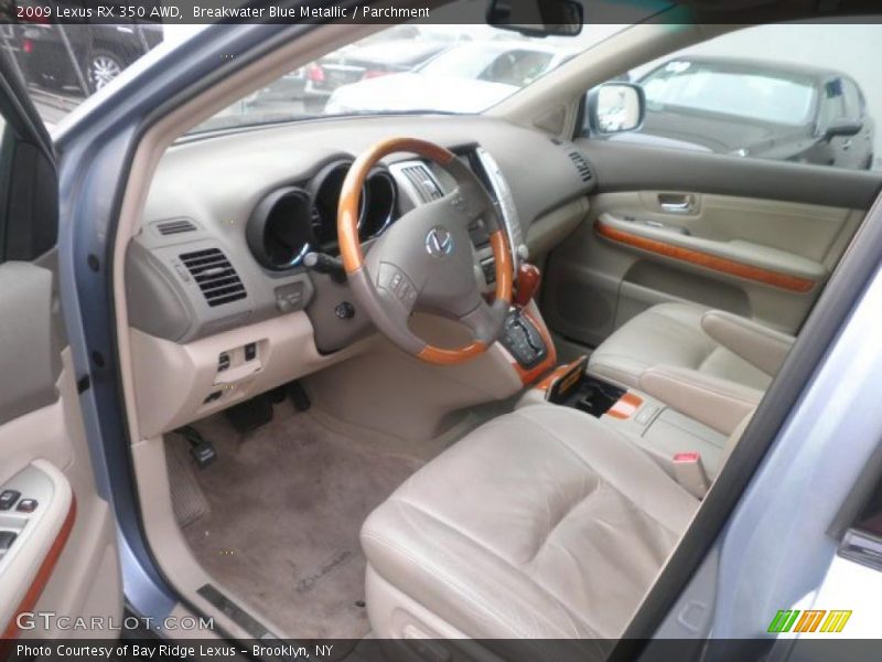 Breakwater Blue Metallic / Parchment 2009 Lexus RX 350 AWD