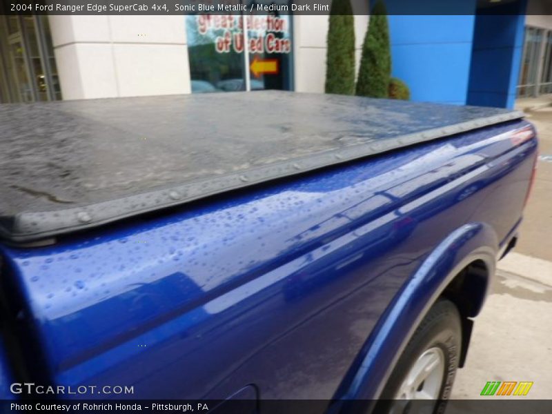 Sonic Blue Metallic / Medium Dark Flint 2004 Ford Ranger Edge SuperCab 4x4