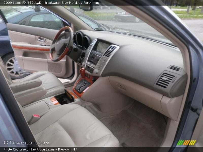 Breakwater Blue Metallic / Parchment 2009 Lexus RX 350 AWD