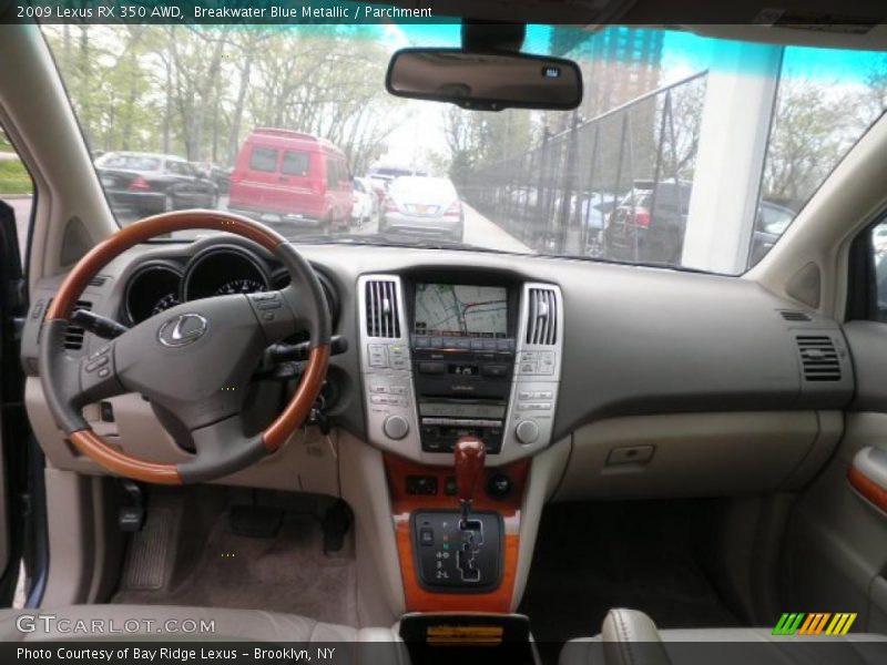 Breakwater Blue Metallic / Parchment 2009 Lexus RX 350 AWD