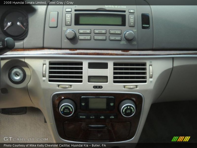 Steel Gray / Gray 2008 Hyundai Sonata Limited
