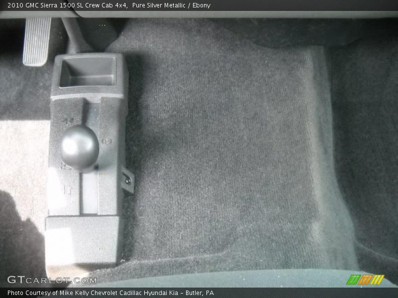 Pure Silver Metallic / Ebony 2010 GMC Sierra 1500 SL Crew Cab 4x4