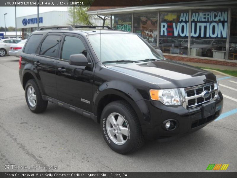 Black / Charcoal 2008 Ford Escape XLT 4WD