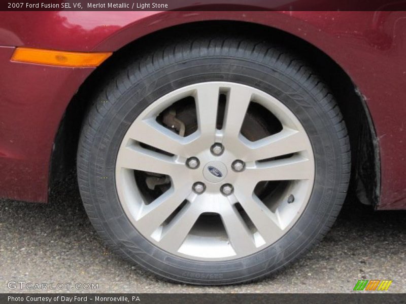 Merlot Metallic / Light Stone 2007 Ford Fusion SEL V6