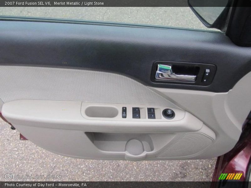 Merlot Metallic / Light Stone 2007 Ford Fusion SEL V6