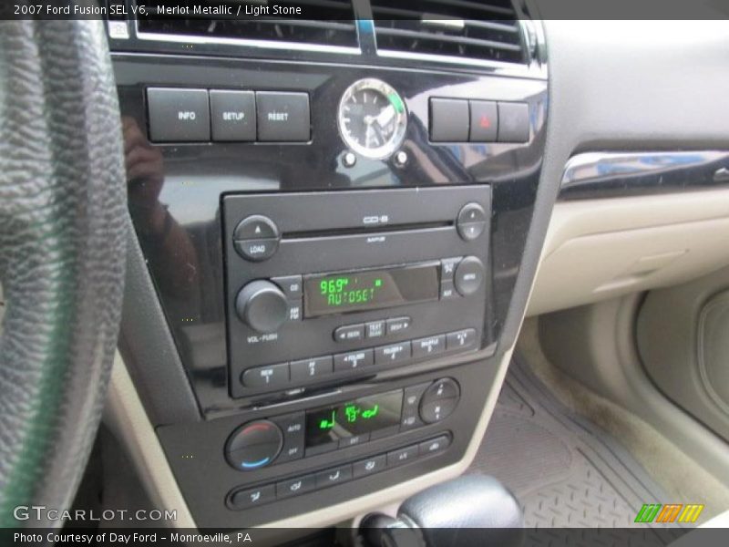 Merlot Metallic / Light Stone 2007 Ford Fusion SEL V6