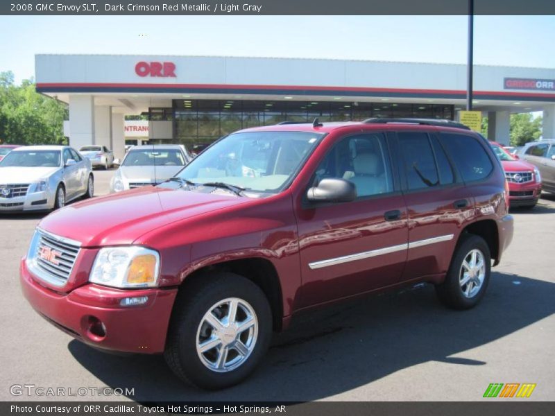 Dark Crimson Red Metallic / Light Gray 2008 GMC Envoy SLT