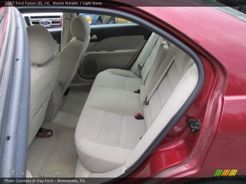 Merlot Metallic / Light Stone 2007 Ford Fusion SEL V6
