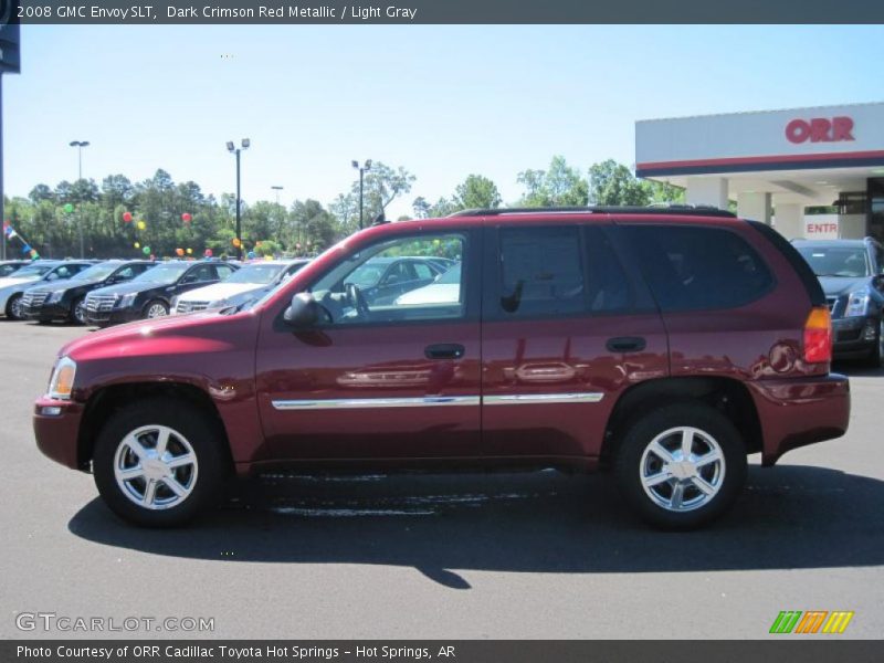 Dark Crimson Red Metallic / Light Gray 2008 GMC Envoy SLT