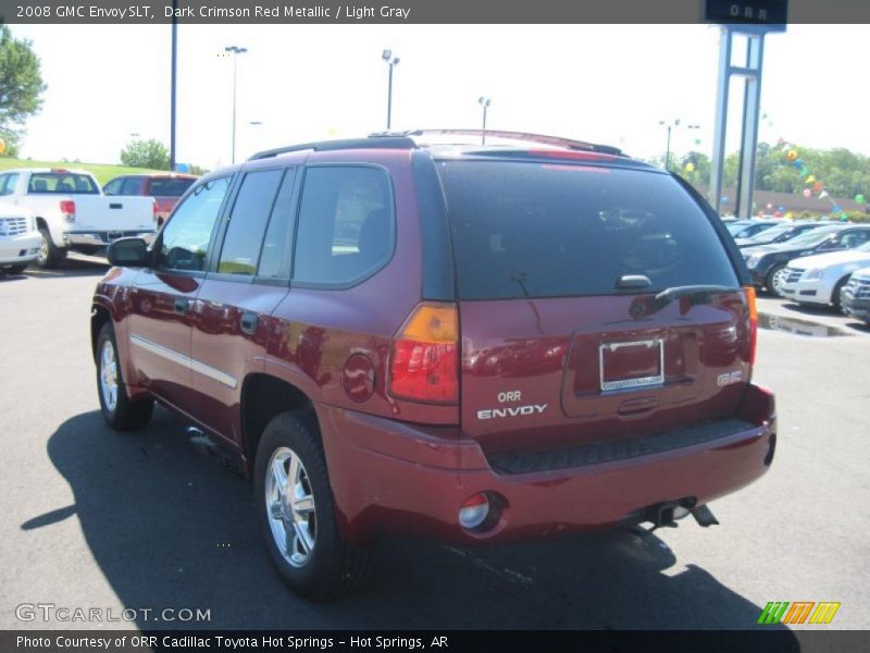 Dark Crimson Red Metallic / Light Gray 2008 GMC Envoy SLT